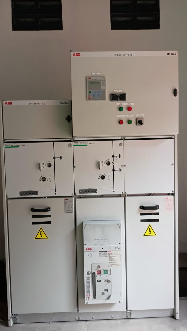 Akademi Militer Magelang — panel elektrikal pertama